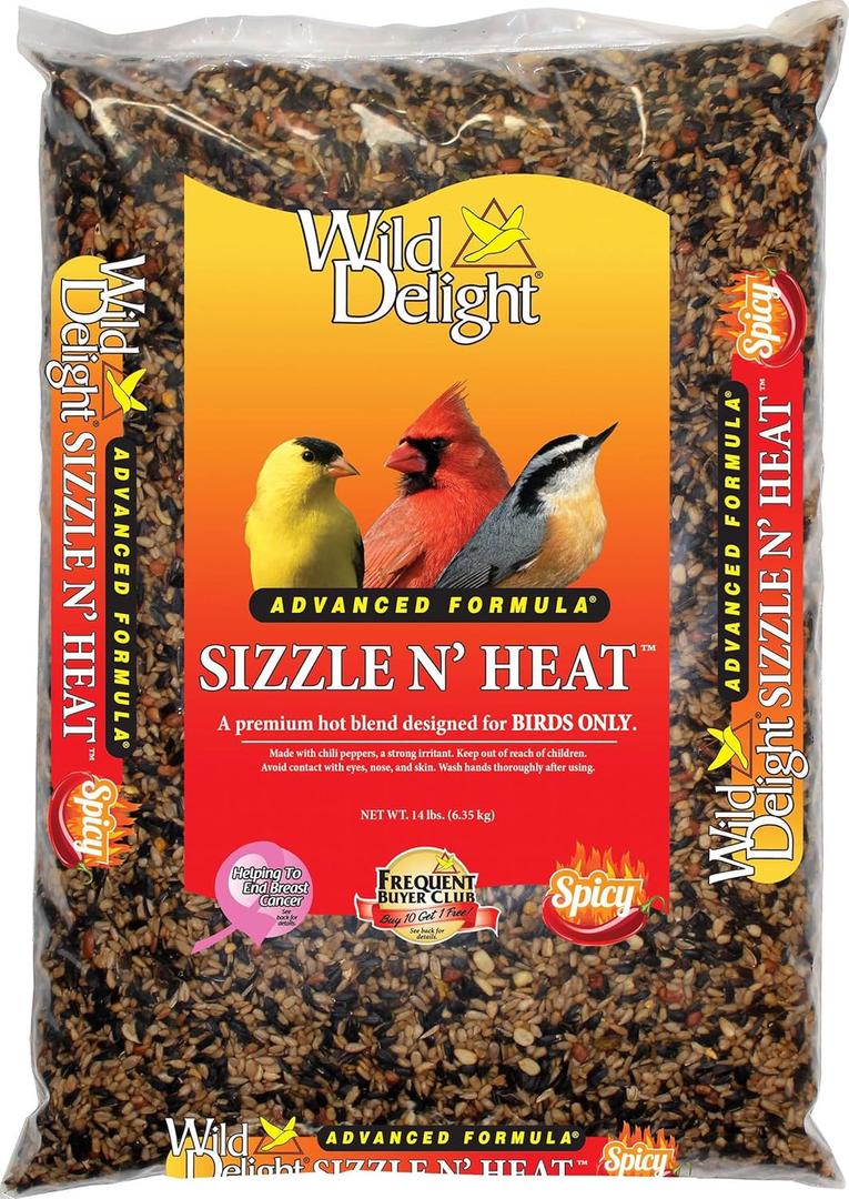 Wild Delight Sizzle N' Heat Bird Food, 14 lb
