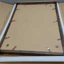 iRahmen 20x28 Poster Frame with 16x24 Mat - Plexiglass Wooden Picture Frames for Photo Wall Gallery Mounting (Dark Brown, Set of 2)