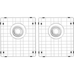 2Pack Sink Protector Grid 13" x 15", Stainless Steel Sink Protectors for Kitchen Sink, Rust Resistant Sink Grate for Bottom of Kitchen Sink with Sink Strainers
