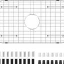 Stainless Steel Sink Protector Grid 26-1/16" x 14-1/16" (Centered Drain)