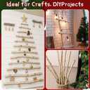 5 Pcs White Birch Poles 4 ft 1.5-2.5" Diameter Natural Wood Sticks