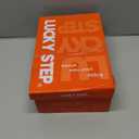 LUCKY STEP Women's Fashion Star Sneaker Lace Up Low Top Comfortable Cushioned Walking Shoes 7