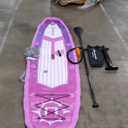 Panana Inflatable Stand Up Paddle Board, 10'x31 x6 SUP with Premium Paddle Board Accessories Kit, Anti-Slip EVA Deck for Adults Youth of All Skill Levels Pink