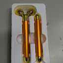 Amirce Face Massager Roller Golden 3D Roller Electric Facial Roller and T Shape Facial Roller Massager Kit Face Rollers