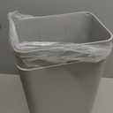 TIPGO Bathroom Trash Can with Lid, 10 Liter/ 2.6 Gallon Slim Garbage Can, Small Trash Bin Waste Basket with Pop-Up Lid for Kitchen, Bedroom, Living Room, Office (2 Pack, Grey)