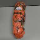 Ivydale 2 PCS Artificial Fall Hanging Flowers Fake Plants Outdoor,Silk Morning Glory Faux Flowers with Eucalyptus Leaves,UV Resistant Realistic Mums Plants for Home Garden Decor (Orange)