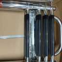 3-4 Step Boat Ladder Under Platform Slide Mount Boat Boarding Ladder, Telescoping Ladder with a Carry Handle and Mounting Screws, Press-Type Spring Latch (4 Steps)