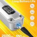 Dog Clippers for Grooming  Cordless Pet Hair Trimmer for Thick Coats, Low-Noise Dog Grooming Kit with Stainless Steel Blade for Large Dogs & Other Pets