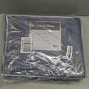 Madison Park 100% Egyptian Cotton Lightweight Summer Blanket, Breathable Waffle Knit Design, Soft Cozy All-Season Throw for Bed, Couch or Sofa, Navy Blue Full/Queen Size (90"x90")