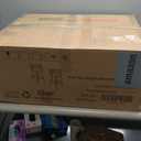 VECELO Bar Stools Set of 2, Counter Height Bar Stools, 26 inch Seat Barstools with Woven Back and Footrest for Kitchen Island Counter, Pink