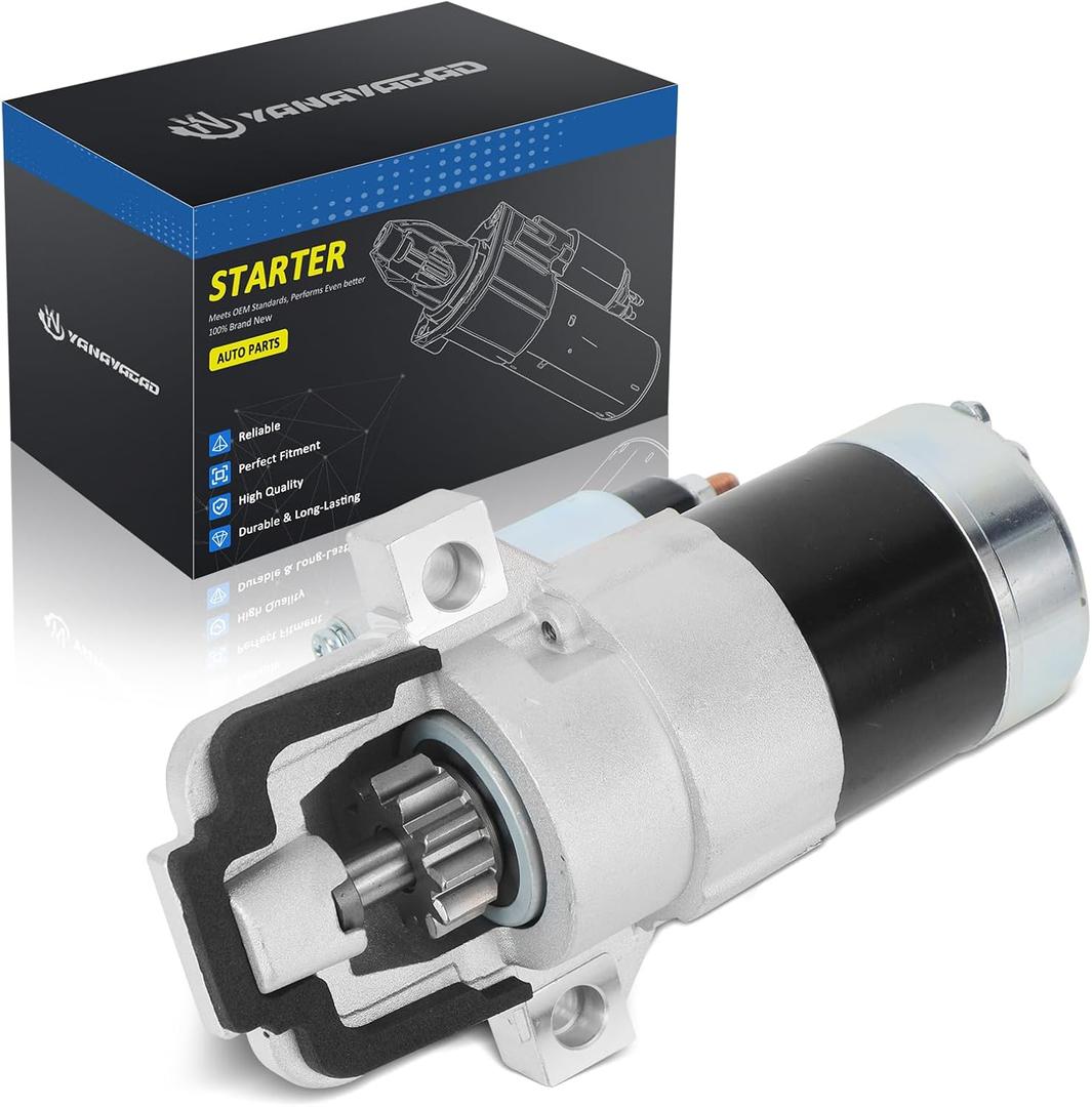 17944N M0T88481ZC New Starter Motor 2.3L 2.5L for Ford Fusion 2.3L L4 2006-2009, for Ford Fusion 2.5L L4 2010, for Mercury Milan 2.3L L4 2006 2007 2008 2009, for Mercury Milan 2.5L L4 2010