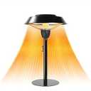 Star Patio Outdoor Heater, Electric Tabletop Heaters Tip-Over Protection, IP44 Waterproof, 1500W Infrared Patio Heater, Hammered Bronze Finished, ZHQ1566-CTN2025Star Patio Outdoor Heater, Electric Tabletop Heaters TipOver Protection, IP44 Waterproof, 1500W Infrared Patio Heater, Hammered Bronze Finished, ZHQ1566CTN2025