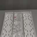 SPACELEAD Slim Storage Cart 3 Tier,Bathroom Organizer Rolling Utility, Mobile Shelving Unit Slide Out for Office, Kitchen, Laundry Room & Narrow Places,White