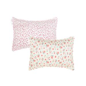 ALVABABY Toddler Pillowcases 2 Pack Organic Cotton Kids Pillow Cover Fit 13"x 18" or 12"x28" Envelope for Girl Boy Sleepy Travel 2TPW32A