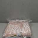 Funtery 43 x 43 Inch Boho Baby Play Mat Portable Crawling Washable Foldable Tummy Time Non Slip Baby Floor Large Playpen Mat for Infants Toddlers Floor Playpen Activity(Fresh Rainbow)