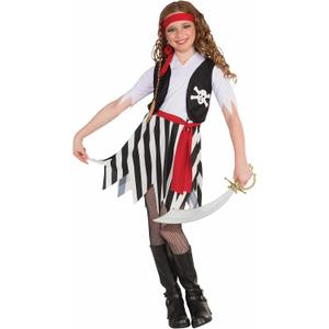 Rubies girls Forum Little Lady Buccaneer Pirate Costume (Large, As Shown)