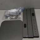 Vacuum Stand for Dyson with Foldable Storage Hooks and Heavy-Duty Carbon Steel Base, No Drill Installation, Space-Saving Organizer for All Dyson Cordless Vacuums & Accessories (black)