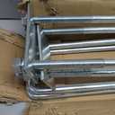 4Pack 4" X 8" Square Bend U-Bolt Kit, Heavy Duty Steel 5/8 Inch Diameter, 4 Complete Sets with 1-1/8" x 6" Tie Bars for Truck Chassis.