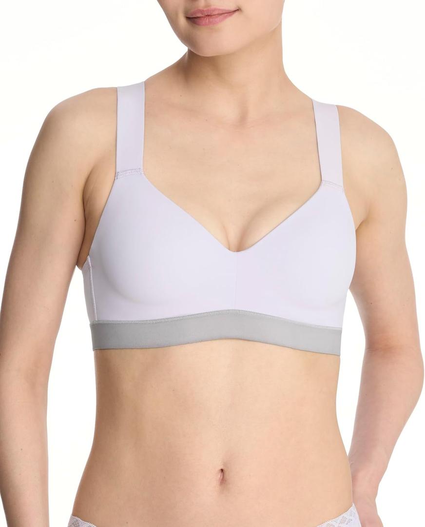 Natori Women's Dynamic Convertible Contour Sport Bra (36G, Lavender Haze/Vapor)