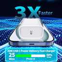 [Apple MFi Certified] iPhone 17 Charger Fast Charging, Redpark 2Pack 20W USB C Wall Charge Block Type C Charger with 6FT Type C Cable for iPhone 17/17 Air/17 Pro/17 Pro Max/16 Pro/15/iPad Pro/AirPods