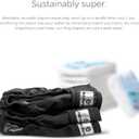 Pet Parents Washable Dog Diapers (3pack) + Extendrs of Durable Doggie Diapers, Premium Dog Diapers Female & Male (X-Large, Black)