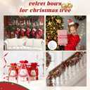 Pink Velvet Christmas Ornaments,24 Pcs Red Velvet Rustic Bows for Christmas Tree,Suitable for Wreaths Fireplaces Door Decorations Gift Wrapping and Holiday Party Decorations5 * 7inch