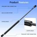 2 Pcs Front Bonnet Hood Lift Support Struts Gas Springs Shock Replacement for Hyundai Sonata 2015-2017, Bonnet Hood Shocks Struts Replaces 81161-C1000 81171-C1000 6020 371418 941221 PM3570