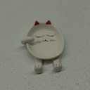 UgyDuky 2 PCS Cute Cat Multifunction Ceramic Spoon Rest,Modern Spoon Rest Holder for Stove Top Kitchen Counter Modern Spatula Utensil Rest