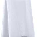 Jelier Hanging Mesh Laundry Basket,Collapsible Fabric Laundry Hamper with Rotatable Hanger,Portable Storage Bag for Apartment,RV,Camper,Cabin,College Dorm Use (White)