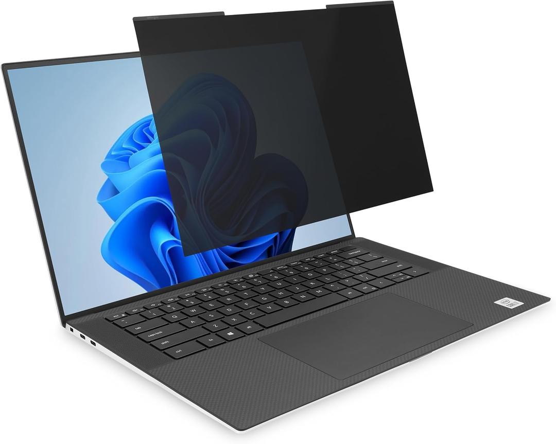 Kensington MagPro Magnetic Laptop Privacy Screen 16 inch, Removable 16:10 Laptop Privacy Filter Shield, Anti-Glare, Blue Ray Reduction, Compatible with HP/Dell/Acer/Asus/Lenovo (K55256WW)