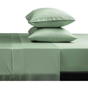 SONORO KATE Bed Sheet Set Super Soft Microfiber 1800 Thread Count Luxury Egyptian Sheets 16-Inch Deep PocketWrinkle and Hypoallergenic-4 Piece (Sage, Queen)