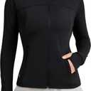 QUEENIEKE Women's UPF 50+ Sun Protection Hoodie Jackets Long Sleeve Sun Shirt Hiking Crop Outdoor Fishing Workout Tops XS
