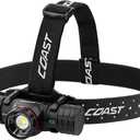 Coast XPH34R 2700 Lumen USB-C Rechargeable-Dual Power LED Headlamp withPURE Beam Twist Focus and Magnetic Base