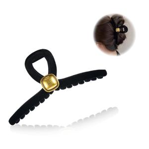 Sluxa Hair Clips for Thick Hair，Luxury Velvet Large Vlaw Clips for Thick Hair, Fashion Hair Accessories for Women Girls, 4.7 Inch, #4