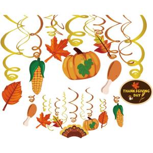 Fall Decorations,Thanksgiving Decorations,Autumn Decorations for Girls,Boys,Kids,Home,Classroom,Office,Bedroom,Baby Shower(30Ct)