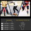 MOREOK Cycling Gloves - Youth Biking Gloves for Boys & Girls - Breathable, Anti-Slip, 3MM Gel Pad - Half Finger, Road & MTB, for Cycling/Training/Outdoor Sports (Medium, Blue)