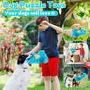 Interactive Monster Dog Chew Toys to Keep Them Busy  Enrichment Squeaky Treat Dispensing Chew Dog Toys for Boredom and Stimulating, Tough Plush Dogs Toy for Large Medium Dogs (A-Green)