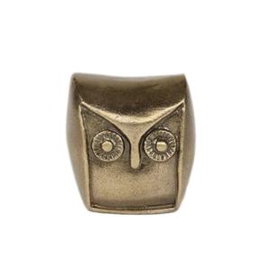 HD Designs Aluminum Owl - Antique Gold