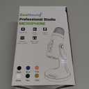 ZealSound Podcast Microphone for PC, Noise Cancellation USB Mic with Gain, Volume Adjustment & Mute Button, Monitoring & Echo, for YouTube, TikTok, Podcasting, Streaming, iPhone, iPad, Android, Mac (Black)