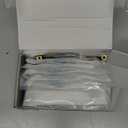 Amerdeco 10 Pack Champagne Bronze Cabinet Pulls 5 Inch(128MM) Hole Centers Kitchen Cabinet Handles Hardware Kitchen Handles for Cabinets Cupboard Handles Drawer Pulls ZH0041