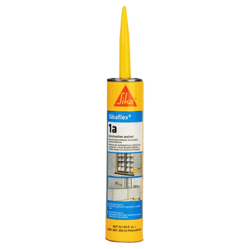 SIKA Sikaflex-1A Joint Sealant, Limestone, for Green and Damp Concrete, Premium Polyurethane Adhesive for Joints, Fast Cure, 10.1 fl. oz Cartridge