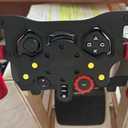 F1 Racing Wheel Mod Kit for Logitech G29 G920 G923, Professional Simulator Upgrade, Ergonomic Controls & Quick-Install Bracket, Gift for Sim Racer or Motorsports Enthusiast (Red+black)