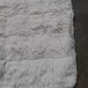 White Rabbit Plush Rug 71x28 Fluffy Faux Fur Shaggy Area Rug for Nursery, Kids Room Decor, Soft Fuzzy Carpet for Living Room, Bedroom, Teen Girls Room