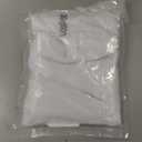 Loopeer 6 Pcs Makeup Protector Hood, Washable Light Airy Nylon Chiffon Face Cover, Protects Hair and Make up While Getting Dressed Zipper Closure Reusable Cosmetic Mask for Women Beauty Wedding(White)