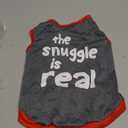 Saintrygo 8 Pieces Dog Shirts Pet Printed Clothes with Funny Letters Summer Pet T Shirts Cool Puppy Breathable Dog Outfit Soft Sweatshirt Cats(Classic Pattern,Large)