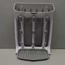 OXO Tot Space-Saving Baby Bottle Drying Rack, Compact Dish Drying Rack with Removable Trays, Countertop Bottle Organizer for Baby Bottles, Nipples, Pacifiers and Lids, BPA Free, Dishwasher Safe