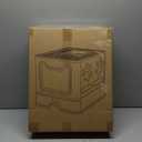 ROCCS Foldable Cat Litter Box with Lid,No Smell Large Top Entry Litter Box with Cat Litter Scoop,Covered Drawer Type Kitty Potty,Including Fur Brush & Cleaning Glove,Grey 20" x 16" x 15"