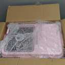 Bread Box For Kitchen Countertop, Airtight Bread Storage Container, Bread Container For Homemade Breads, Cookies, And Cake, Grey Bread Keeper (Pink)