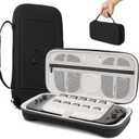 CBDYWVR Carrying Case for Nintendos Switch 2(2025) ,Ultra Slim Premium Portable Travel Case Compatible with Switch 2 Accessories,Switch 2 StorageCase with 10 Game Card Slots,Accessories Storage Bag (Black)