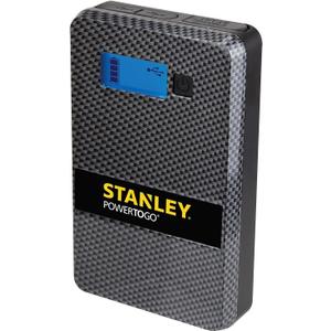 STANLEY SS4LS Lithium Ion Power Station Jump Starter and 8000mAh Portable Power Bank: Dual 3.1A USB Ports, Battery Clamps